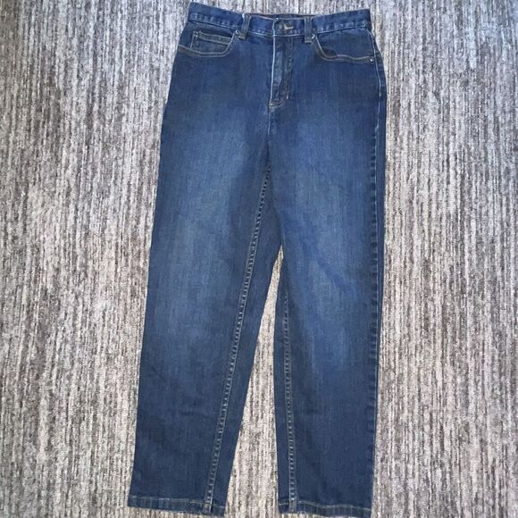 Liz Claiborne Women’s Classic Jeans Size 6 Petite Blue‎ Tapered Cotton Casual - Picture 1 of 9